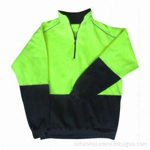 Hivis Pullover Hoodies with XS-5XL Size, TC65/35 Brushed Fleece 300g/m²